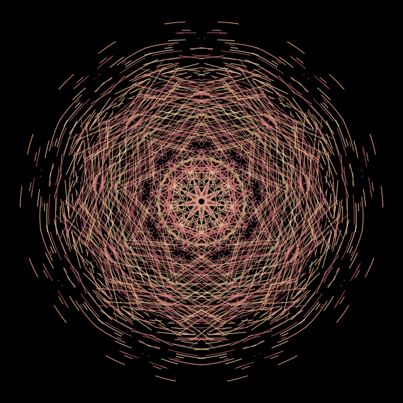 the thread in the pattern #70 static token preview