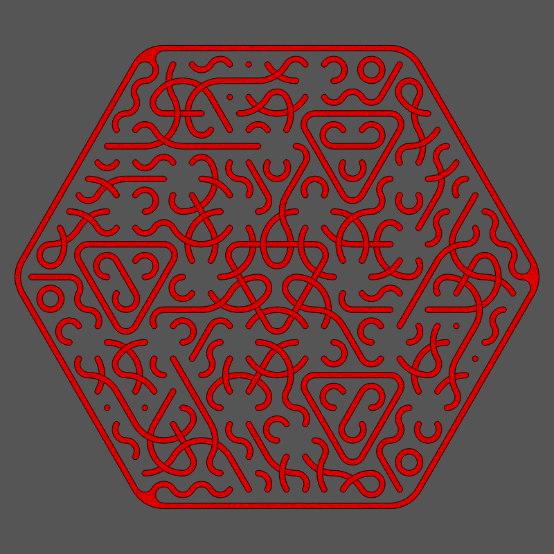 Threefold Symmetry - Dark Variations #438 static token preview
