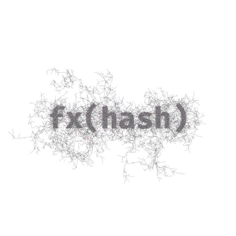 FXHASH Generative Logo #127 static token preview