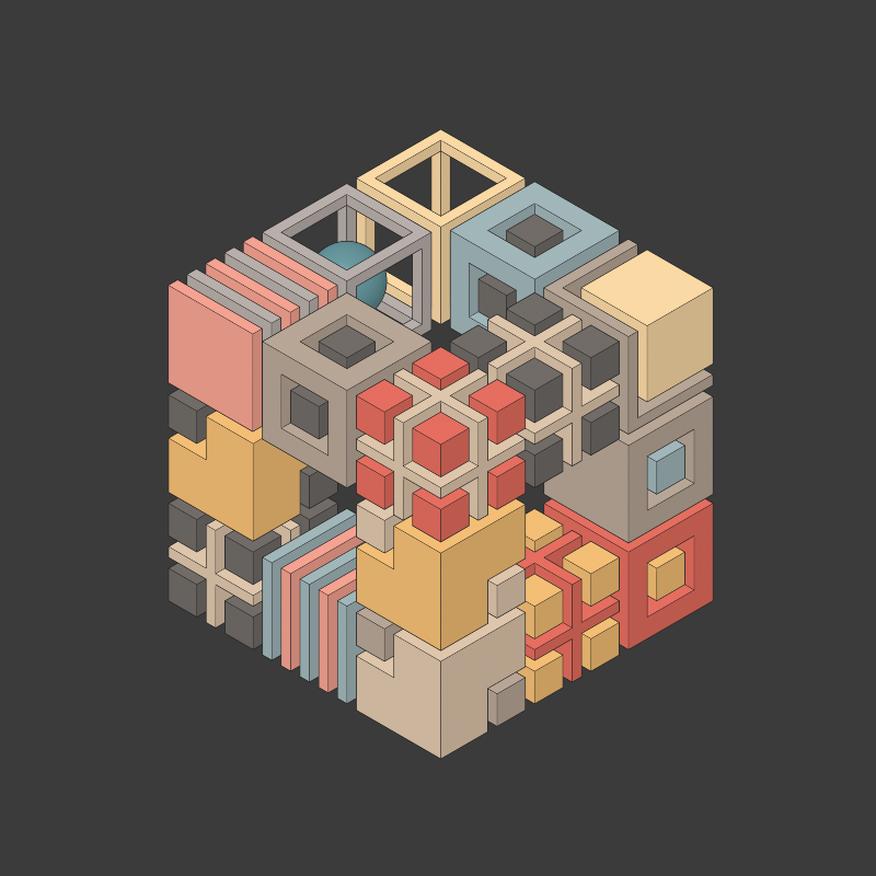 Chroma-Cube #242 static NFT preview