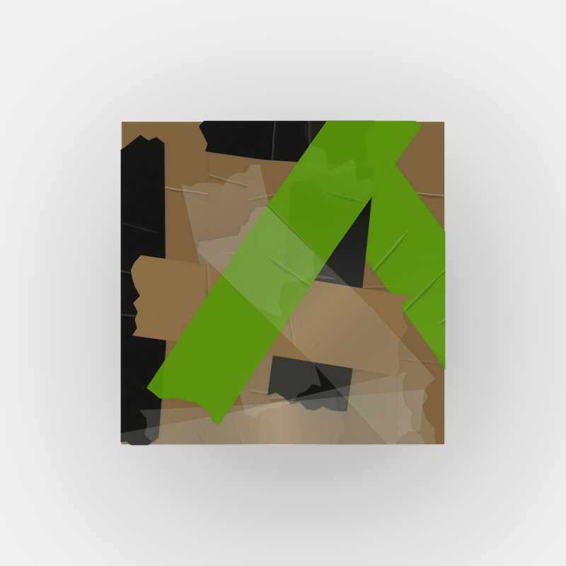 Tape abstract painting 001 #11 static token preview