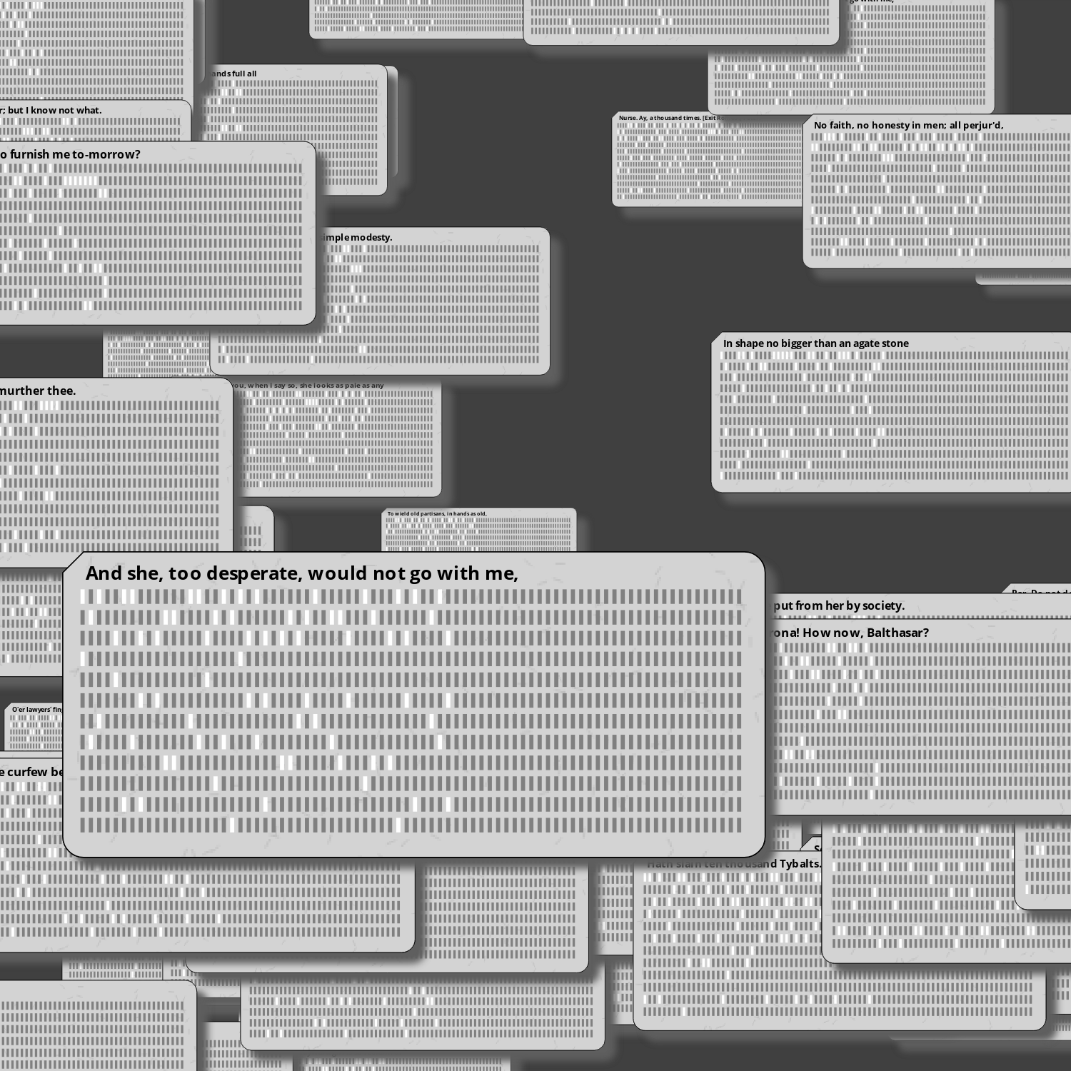 Romeo and Juliet on Punched Cards (Free) #135 static NFT preview