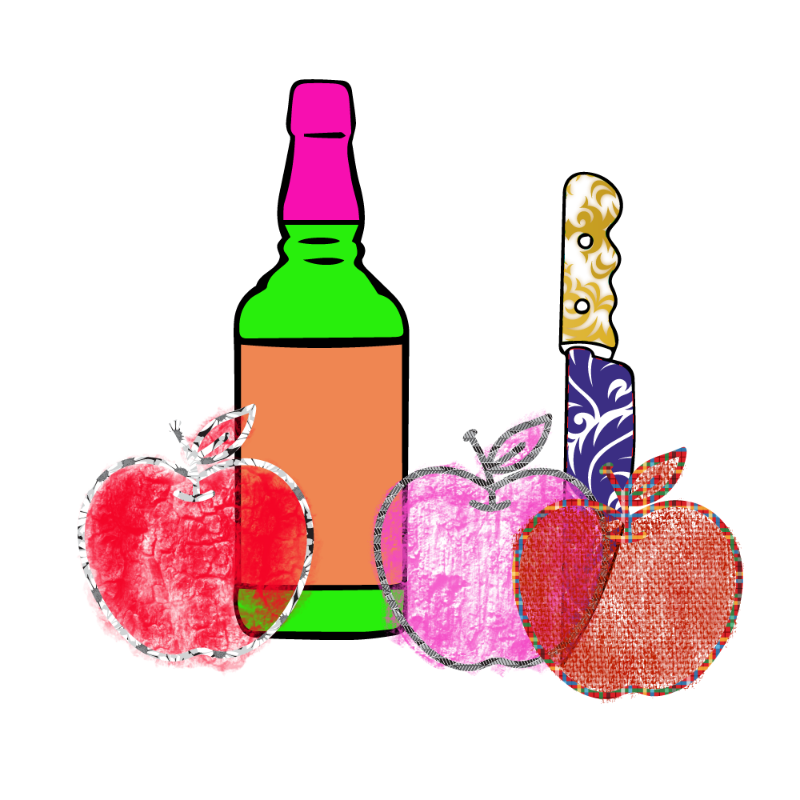 bottle and apples #178 static token preview