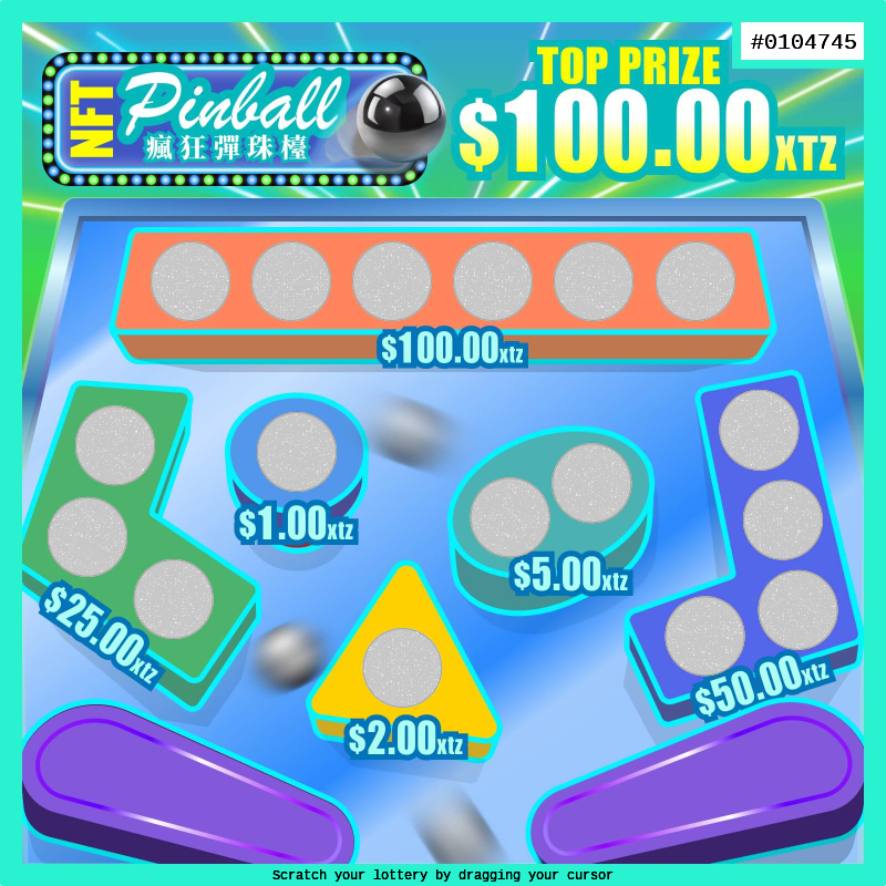 Lucky Pinballs (Scratch-off #1) #387 static token preview