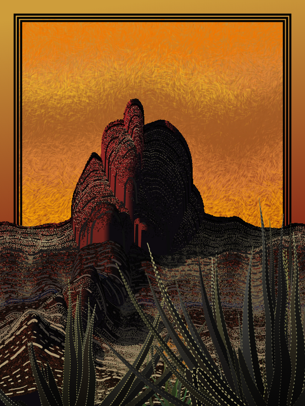 Desert Sun Rising #42 static token preview