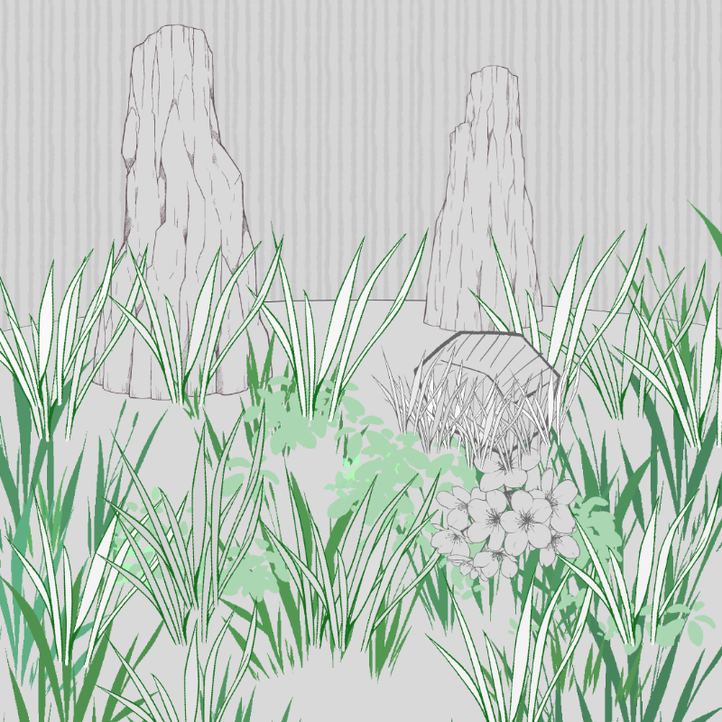 Wild Grass and Rubble #65 static token preview