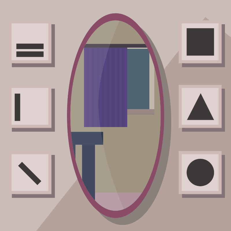 A moon in\and the mirror. #22 static token preview