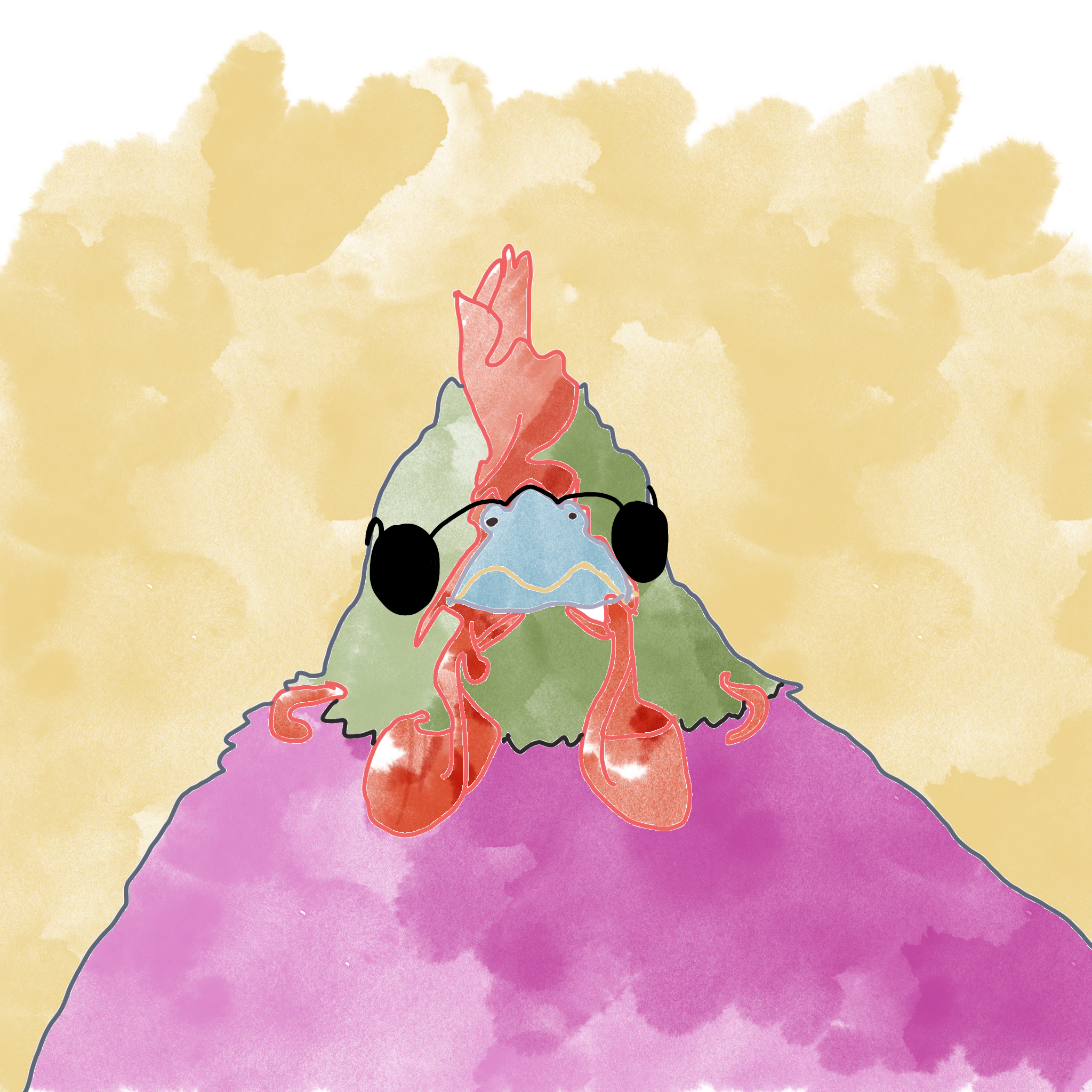 Feathery Friend #71 static NFT preview