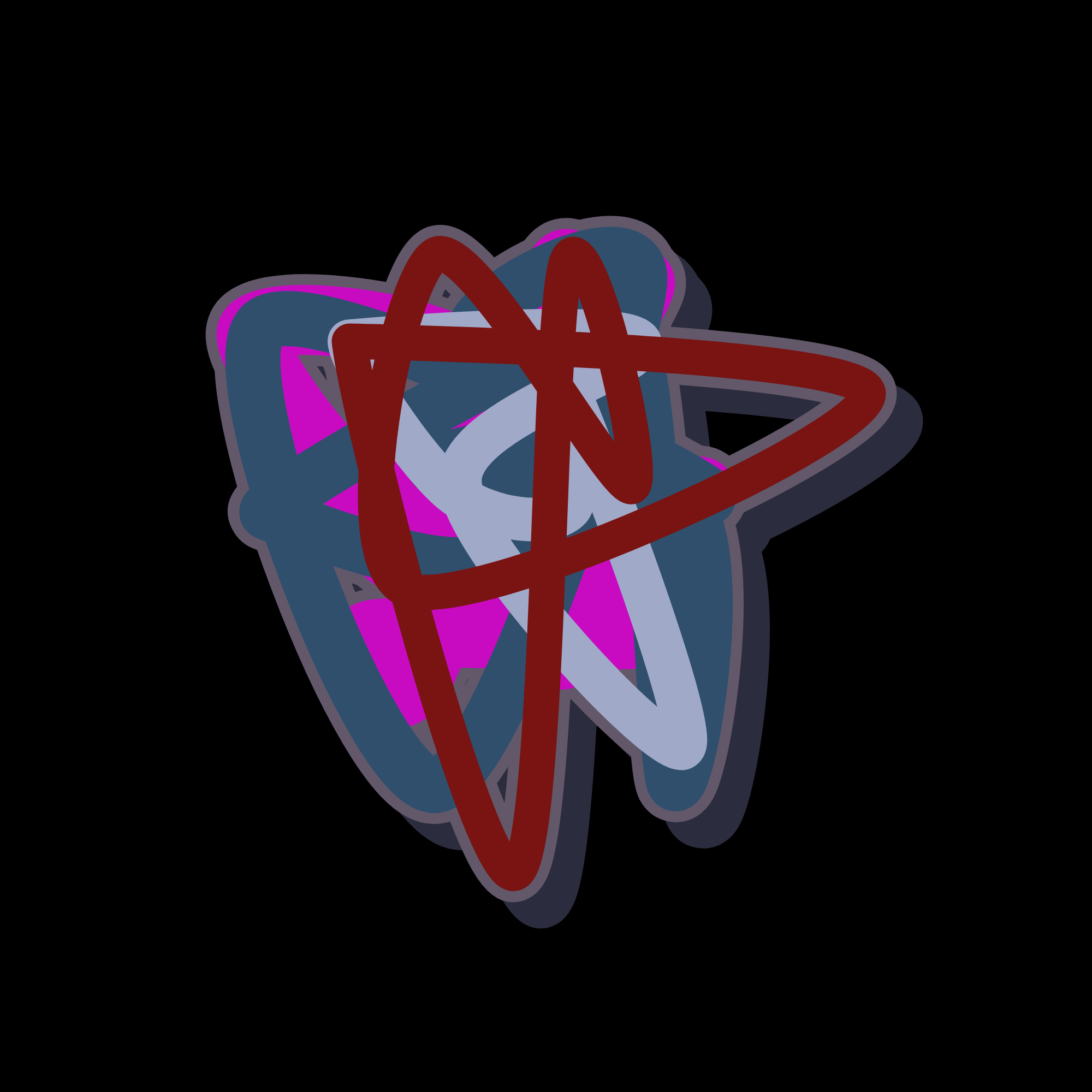 Generative Gestural Abstraction 1 #37 static NFT preview