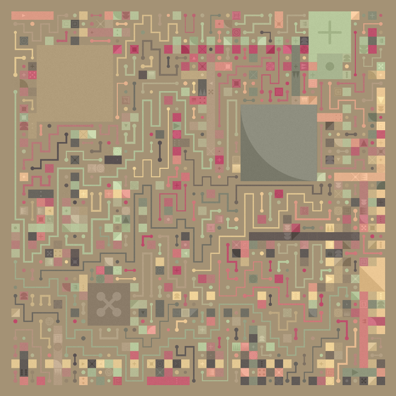 Scattered Pathways #260 static NFT preview