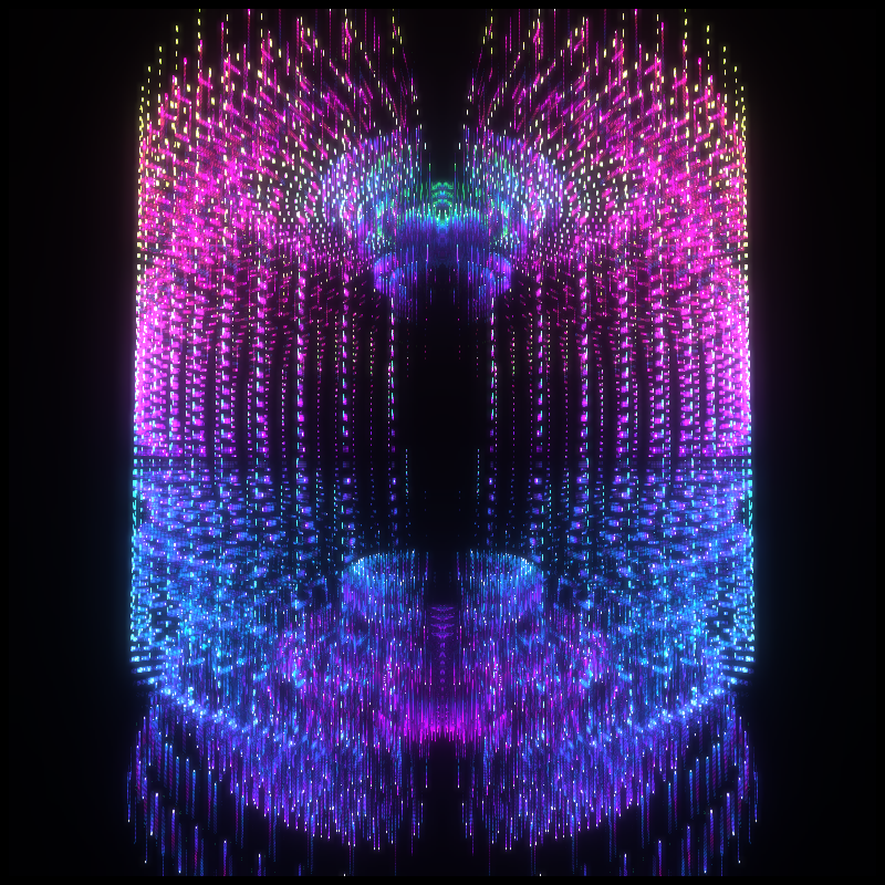 Toupie-Néon #58 static NFT preview