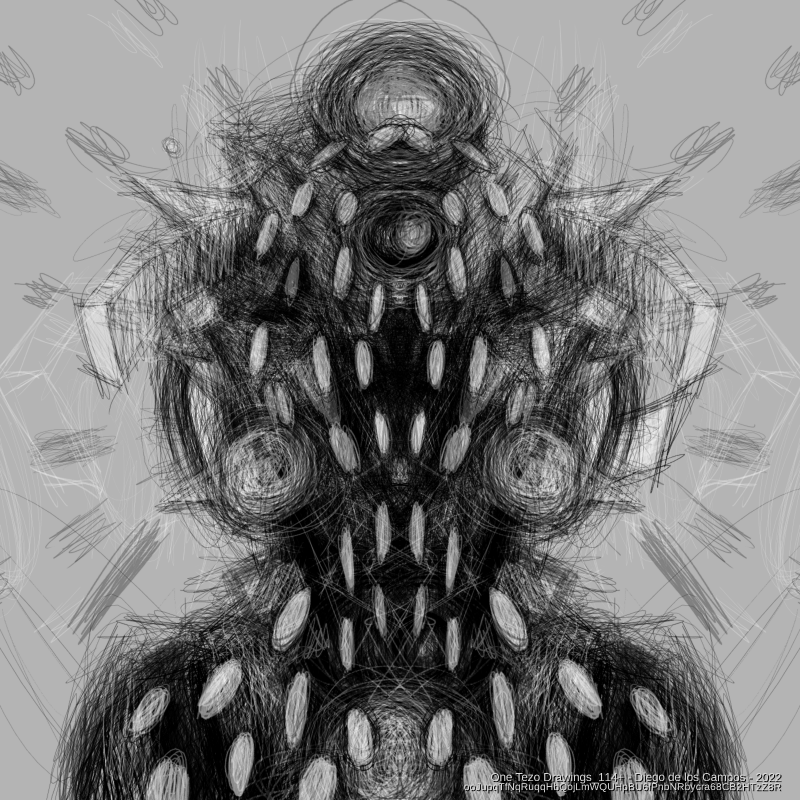 One Tezo Drawings_114+ #37 static token preview