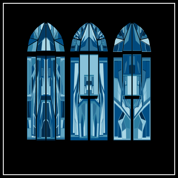 Stained glass #93 static NFT preview