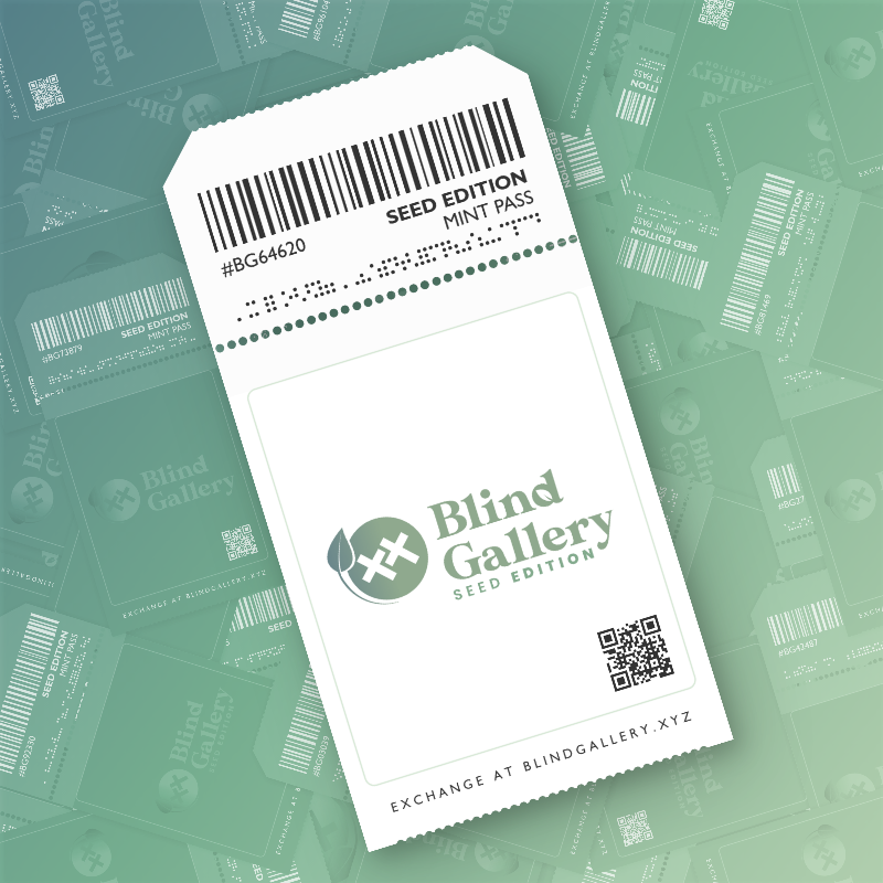 Blind Gallery Mint Pass (Seed Edition) #254 static NFT preview