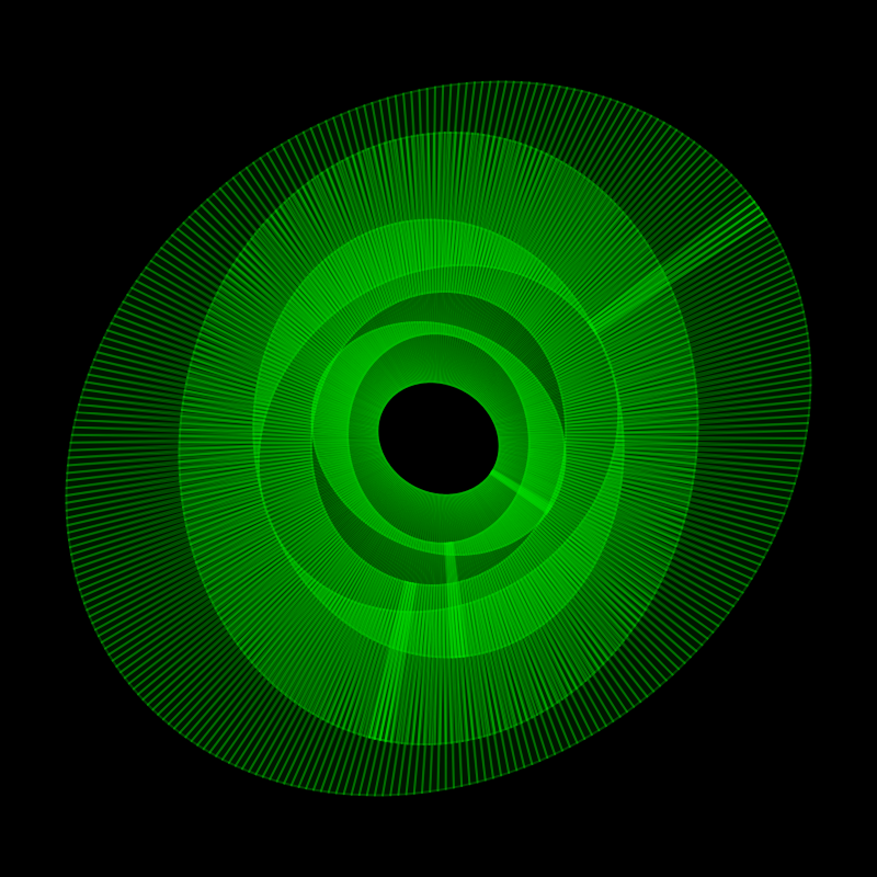 Moiré_Ellipses_Dark #124 static NFT preview