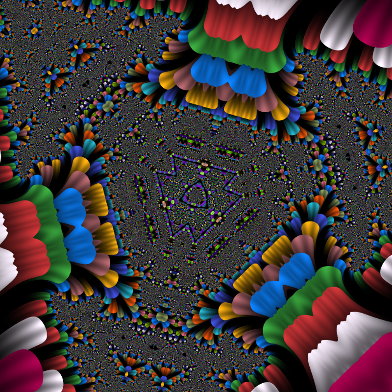 Fractal Flower #233 static NFT preview