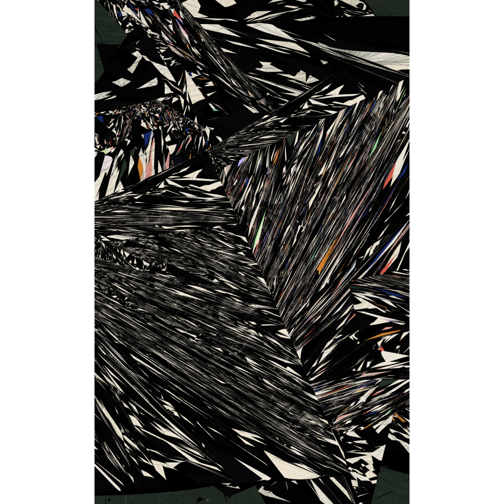 Broken Abstractions in Black #277 static NFT preview