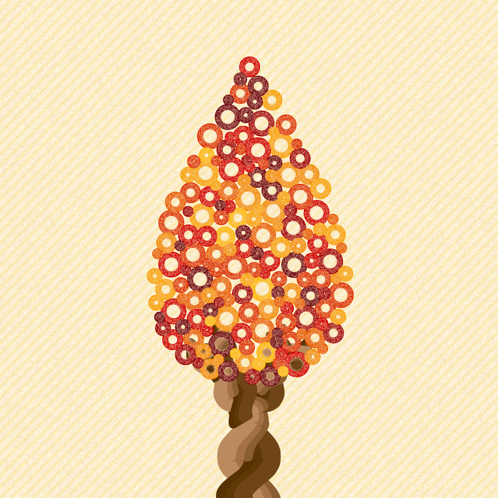 AUTUMN TREE #48 static NFT preview