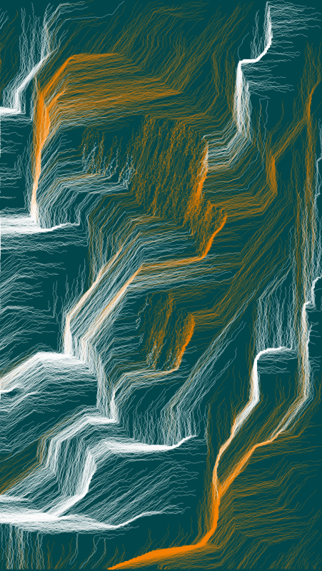Algoscapes | Rock-face #239 static token preview