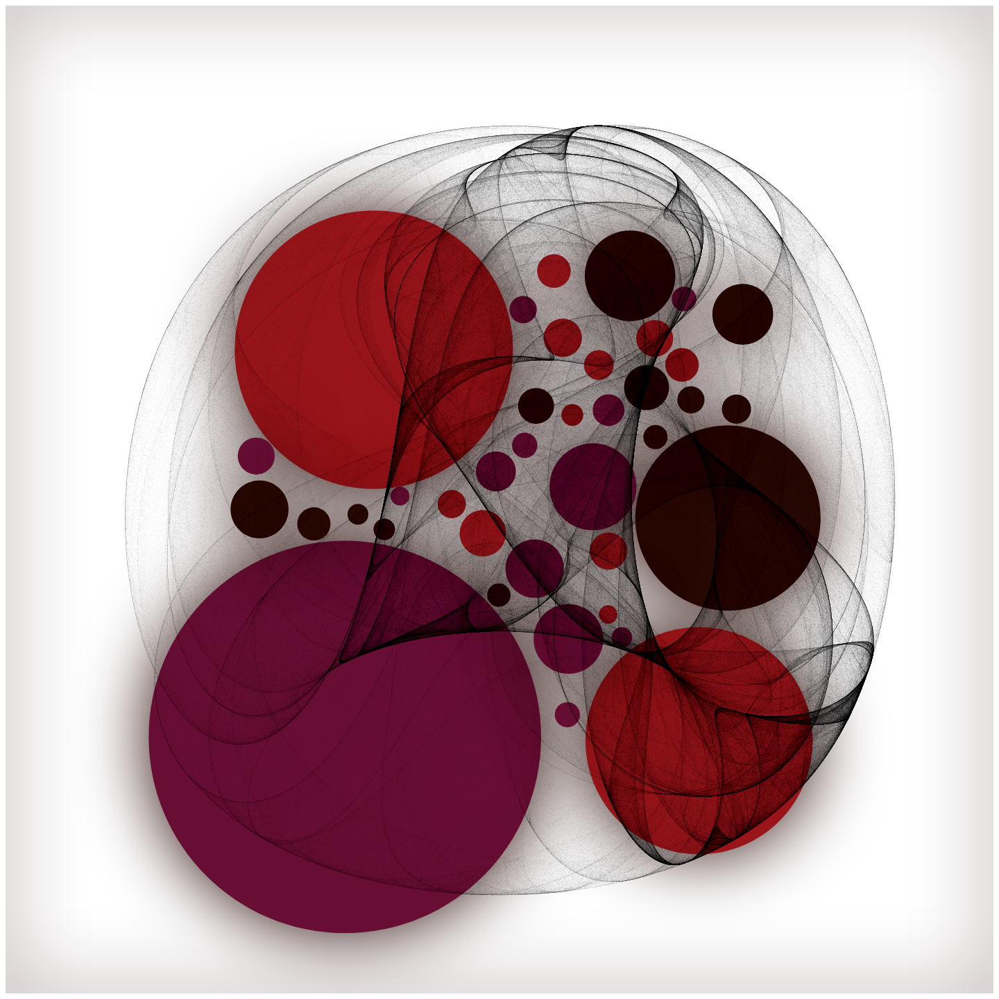 Attractors and Circles #73 static NFT preview
