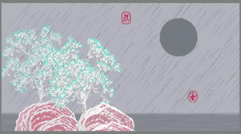 Bloom in the rain #61 static token preview