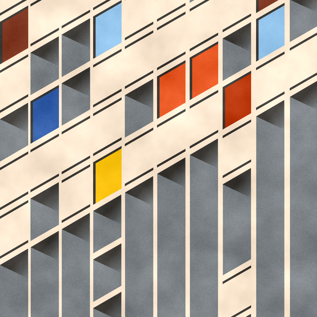 Cité radieuse #110 static NFT preview