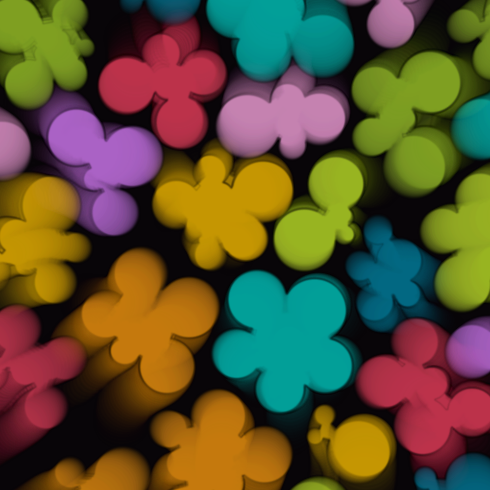Colorful cartoon shapes(free edition) #38 static token preview