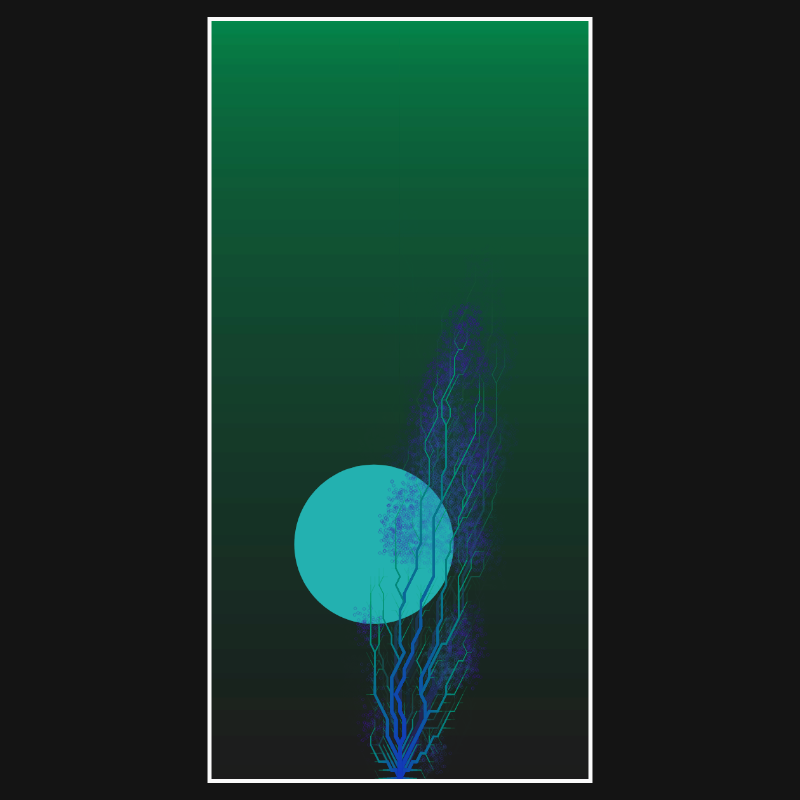 Cyber Tree Interpretation #39 static NFT preview