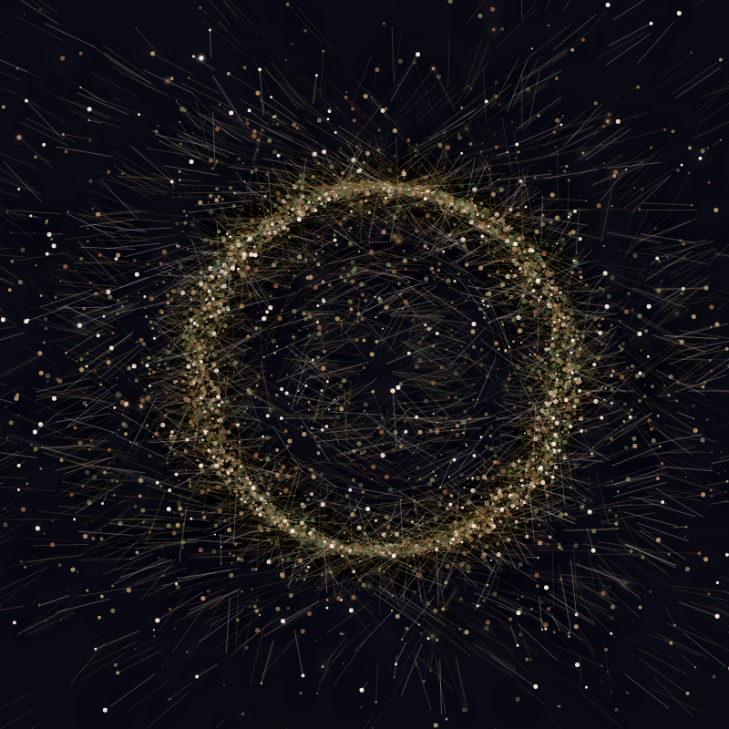 Supernova Scatter #25 static NFT preview