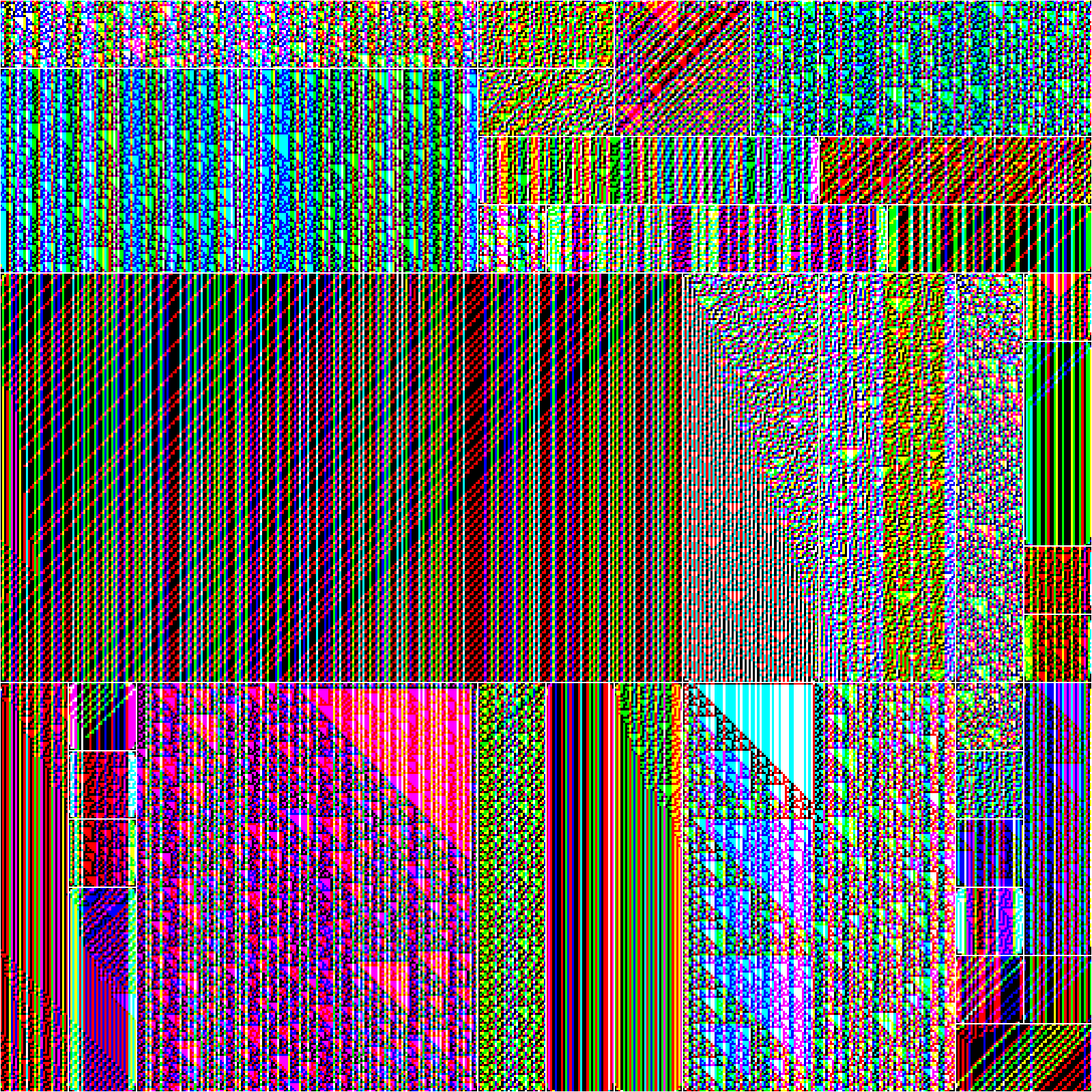 RULES (for Elementary Cellular Automata) #44 static NFT preview