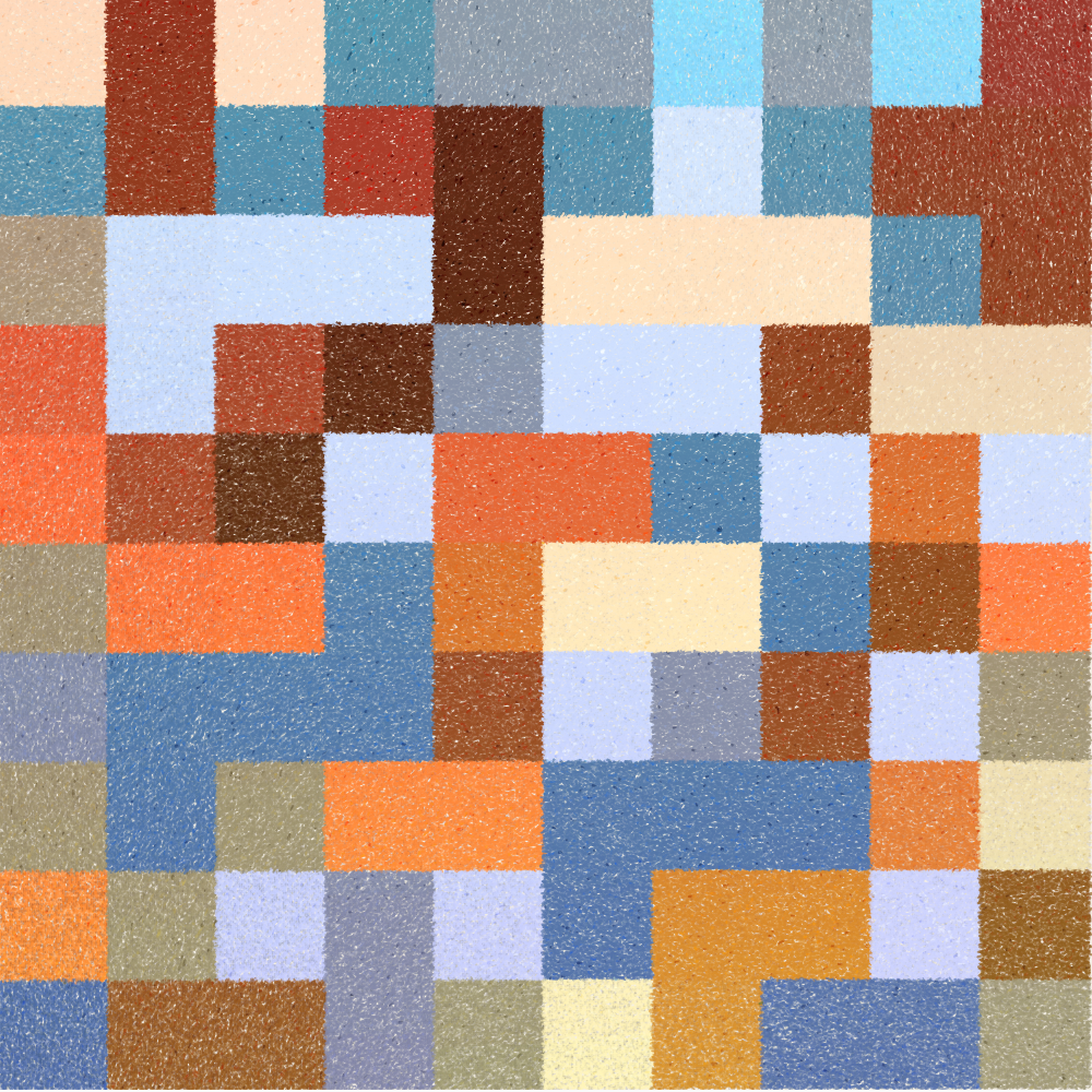 Hydrangea & Patchwork #325 static NFT preview