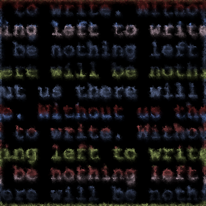 THE WORD AFTER US: An AI poetry unreading #191 static token preview
