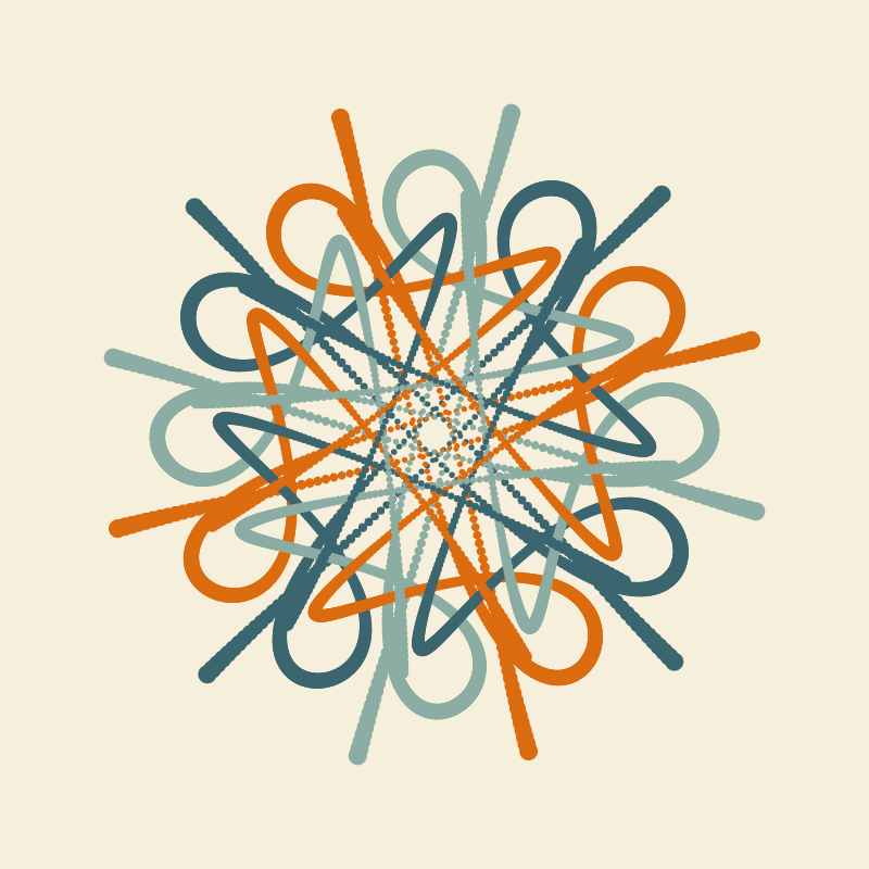 Spiro: Harmonograph #8 static NFT preview