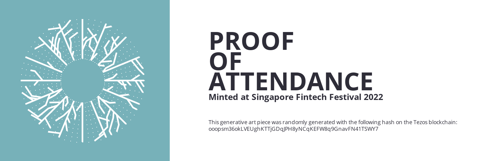 SFF2022 Proof of Attendance Token #1206 static token preview
