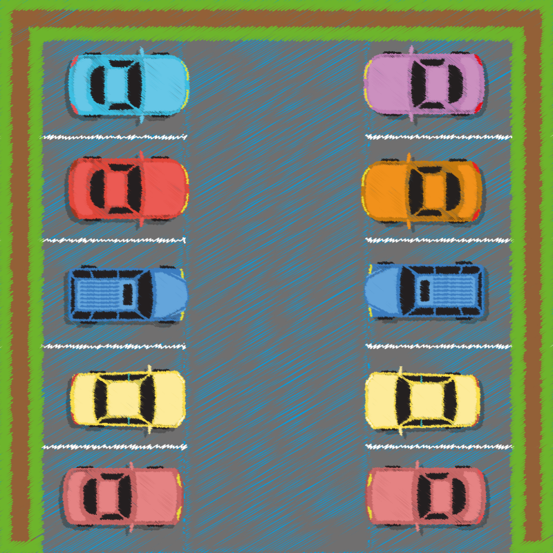 Peaceful Parking #4 static token preview