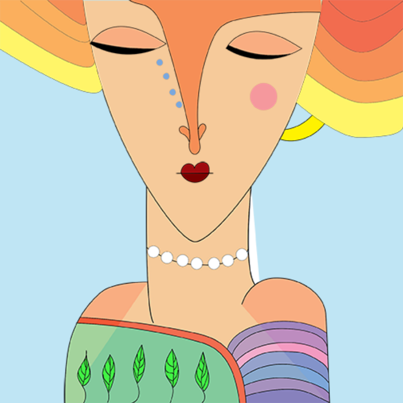 Hashgirls #93 static NFT preview