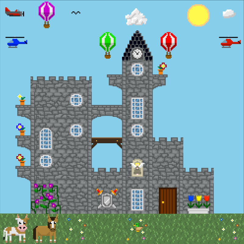 2D Mansion #847 static NFT preview