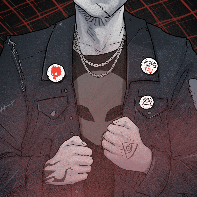 PUNX NOT DEAD #34 static token preview
