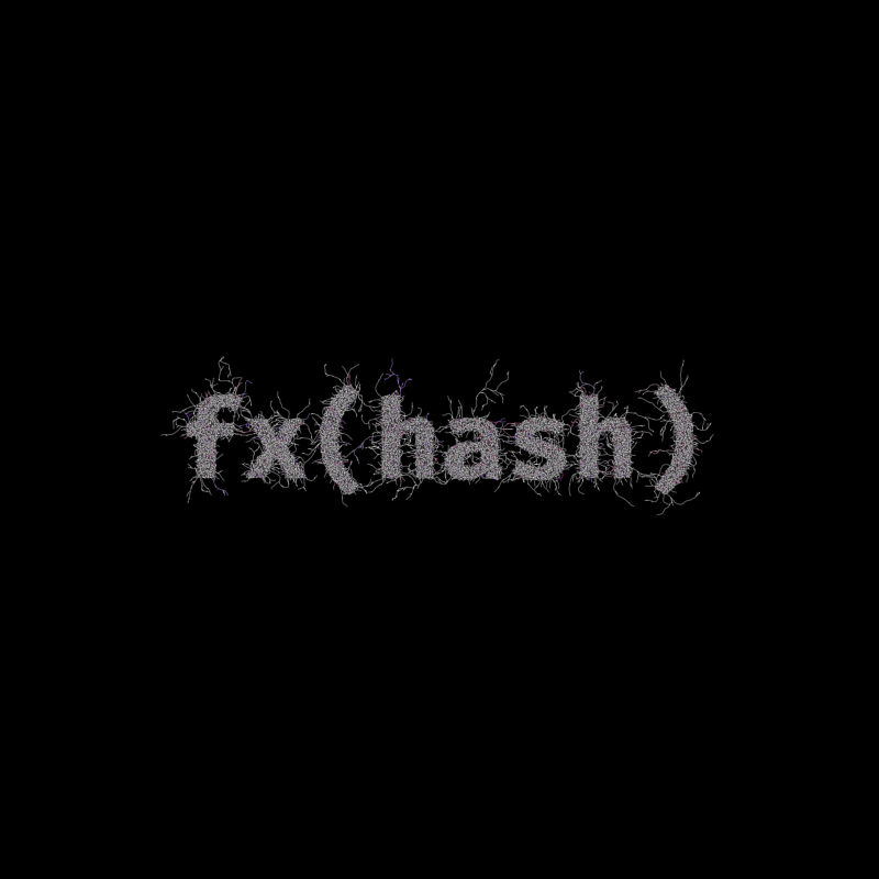 FXHASH Generative Logo #906 static token preview