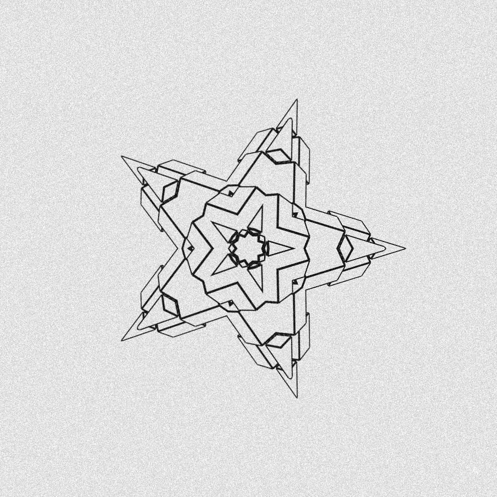 Monochrome Kaleido #77 static token preview