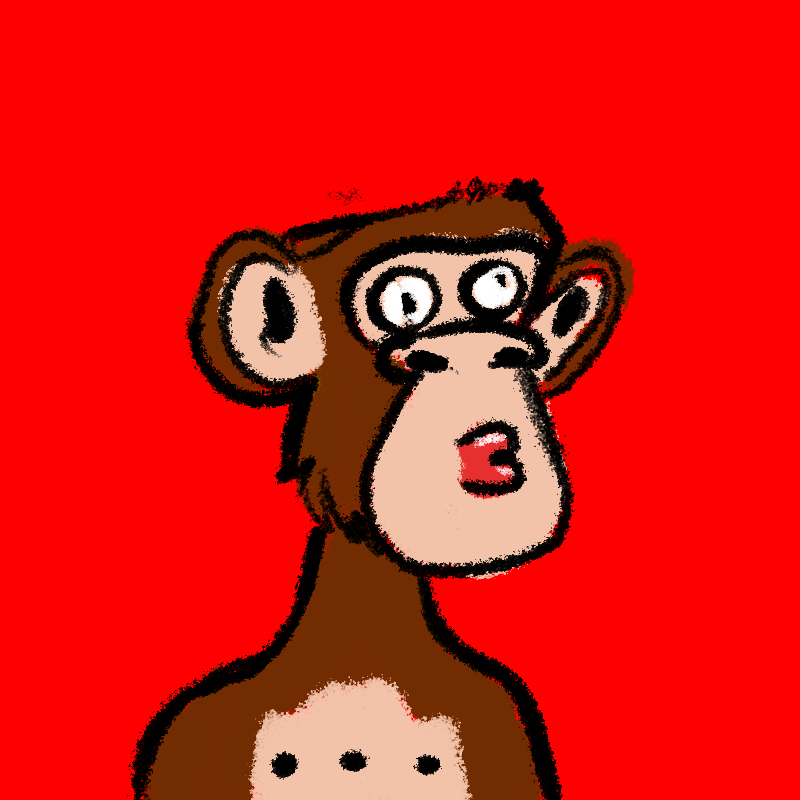 Drawed apes jetski club #12 static NFT preview