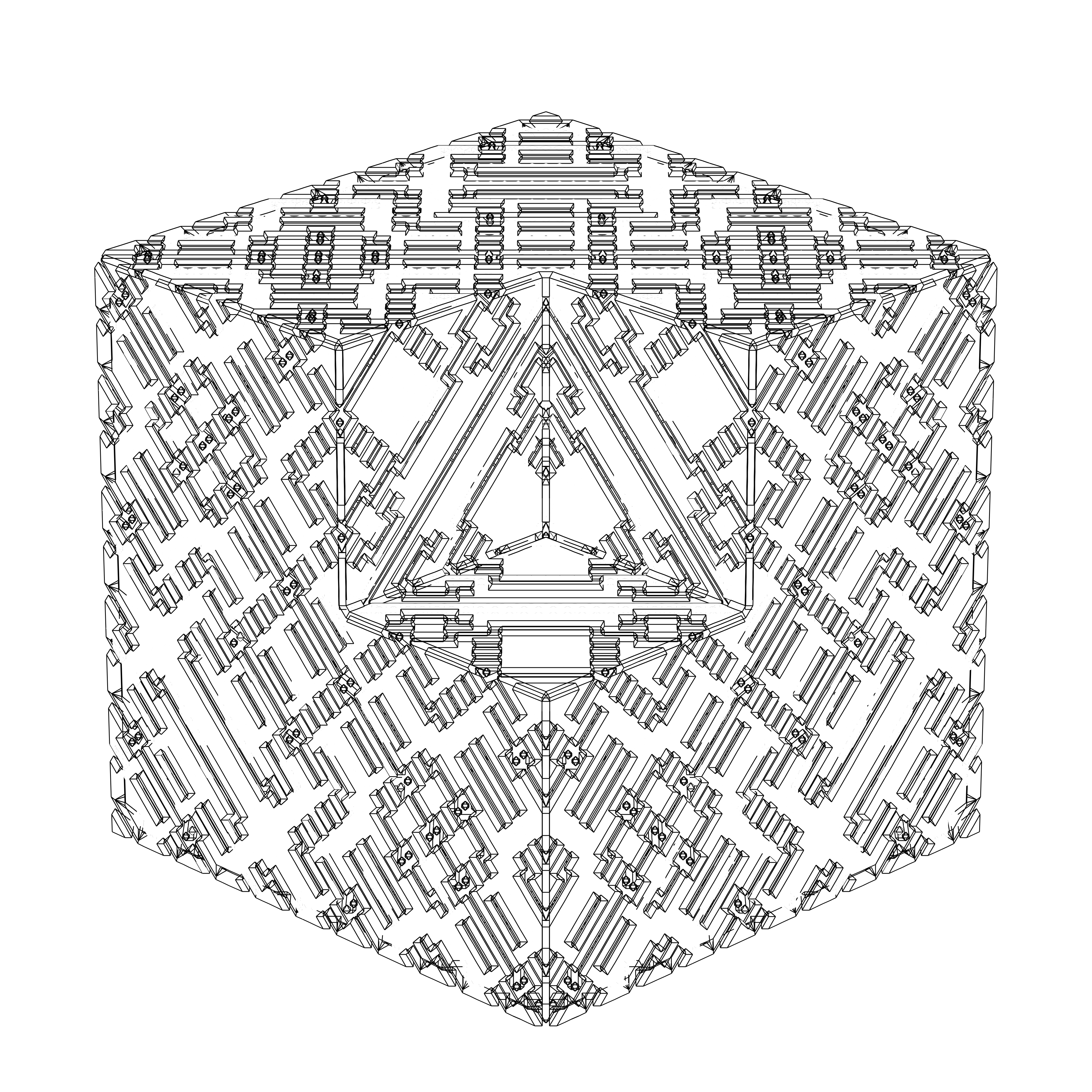 LL21 Alien Art Cube #729 static NFT preview