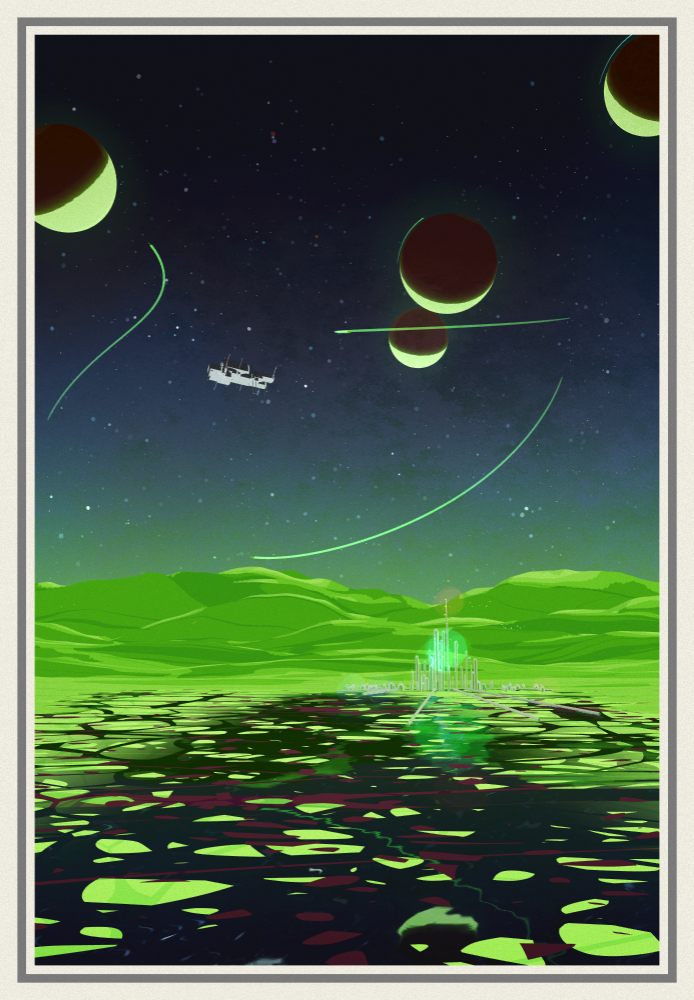 Visa to the stars #458 static NFT preview