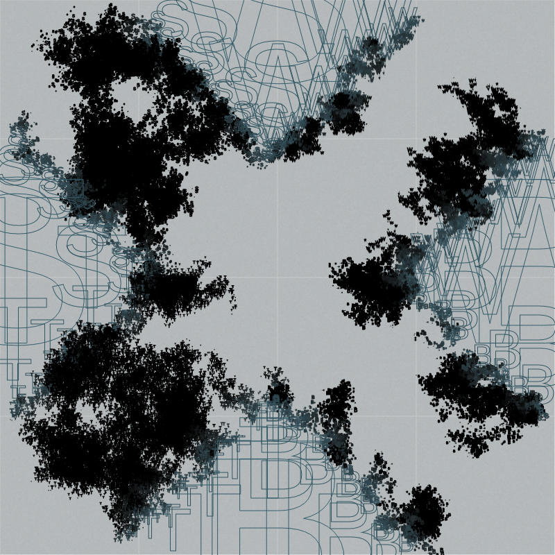 WTBS Logo with Fractals #71 static NFT preview