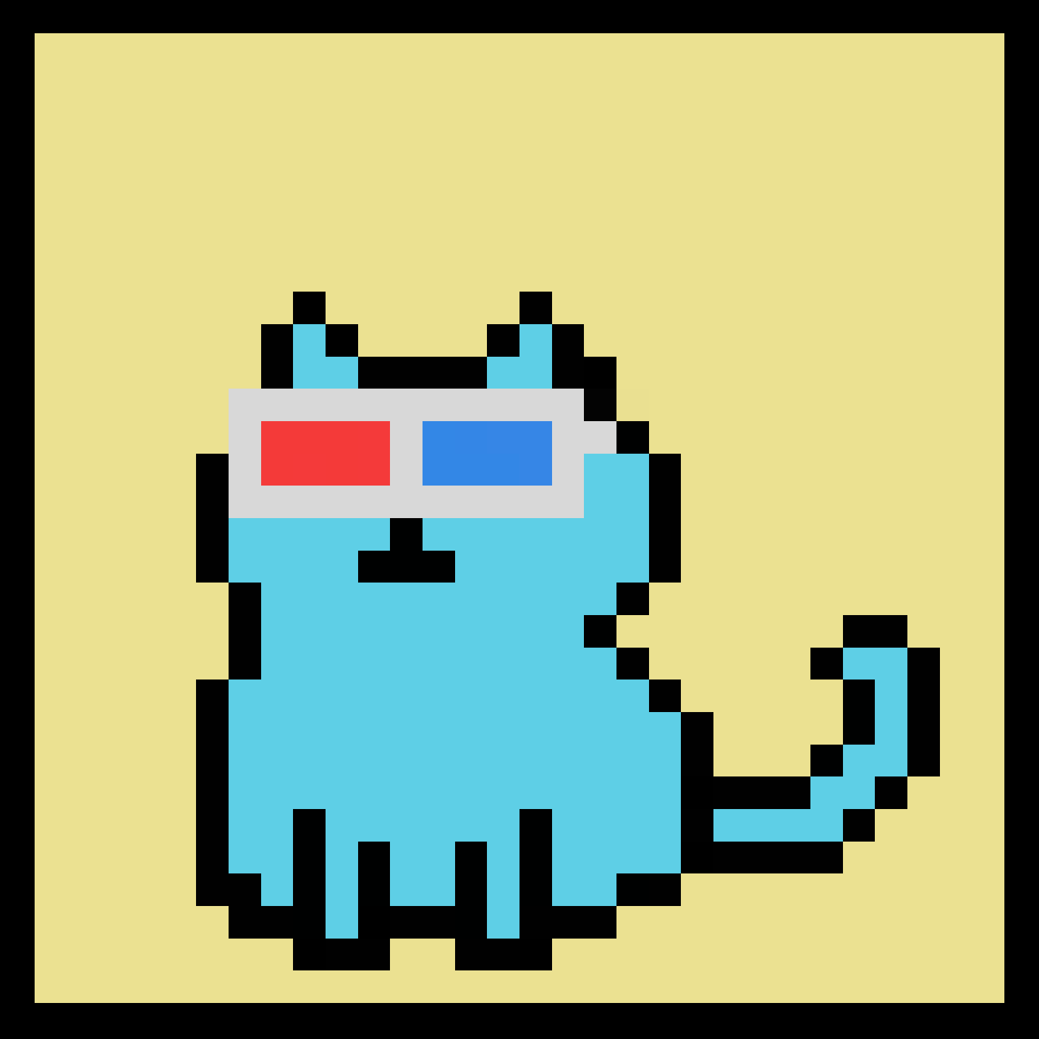 Lazy Kitties #2074 static token preview