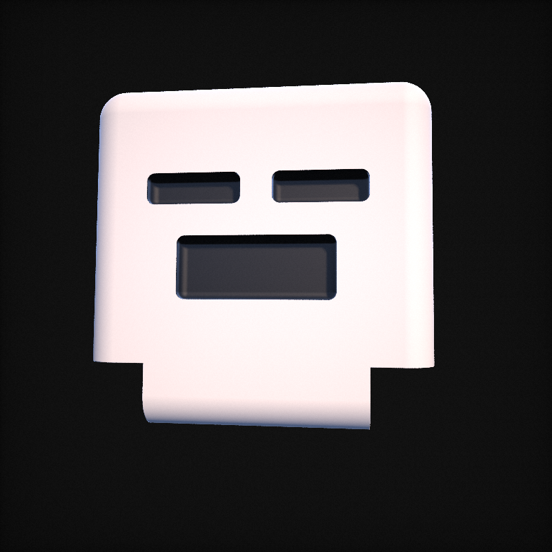3D-SMOLSKULL #106 static token preview