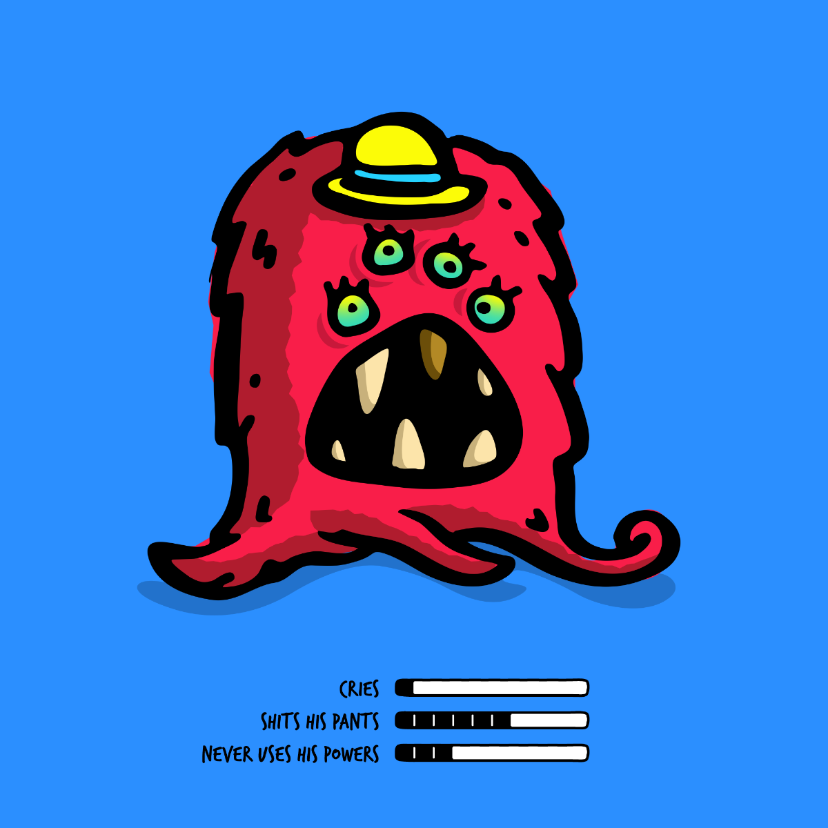 Useless Monsters #17 static NFT preview