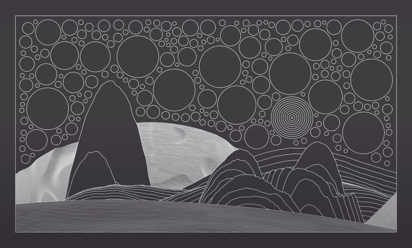Metal Mountains #74 static NFT preview
