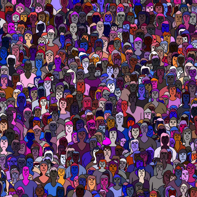 Crowds #127 static NFT preview