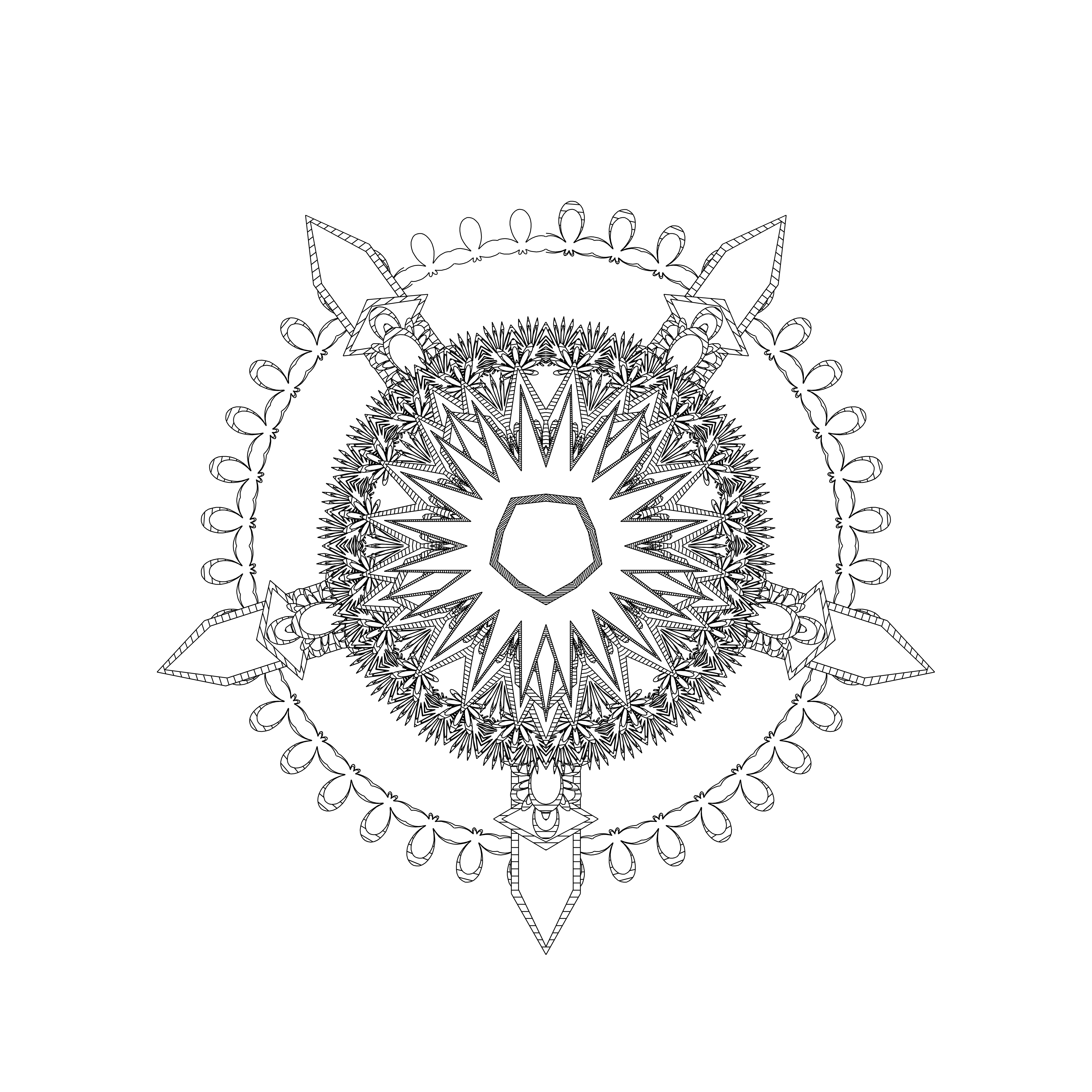 LL21 Mandala #457 static NFT preview
